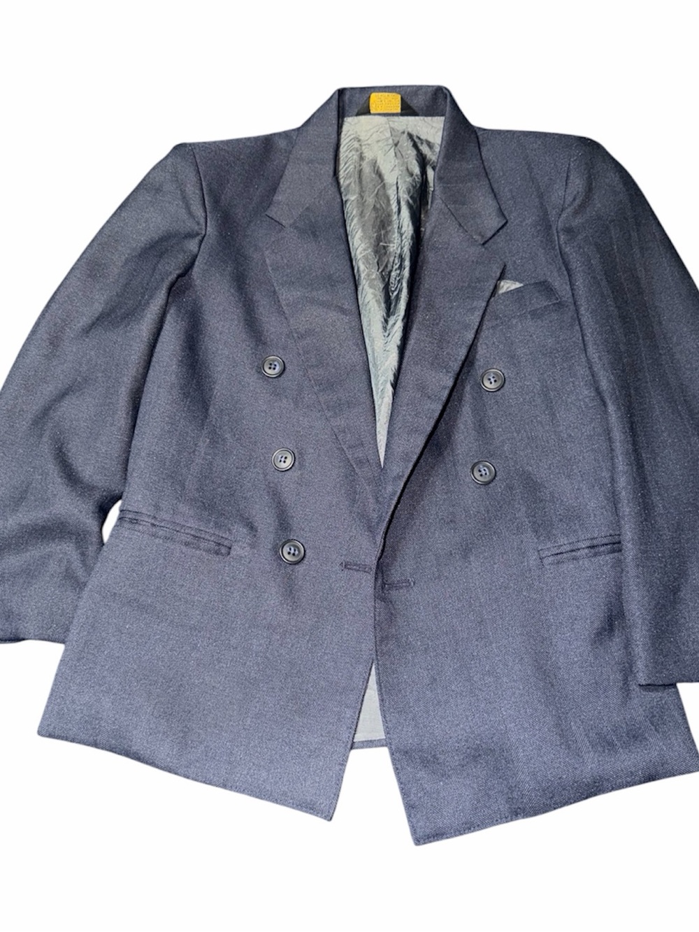 Kids Double-Breasted Navy Blazer Jacket